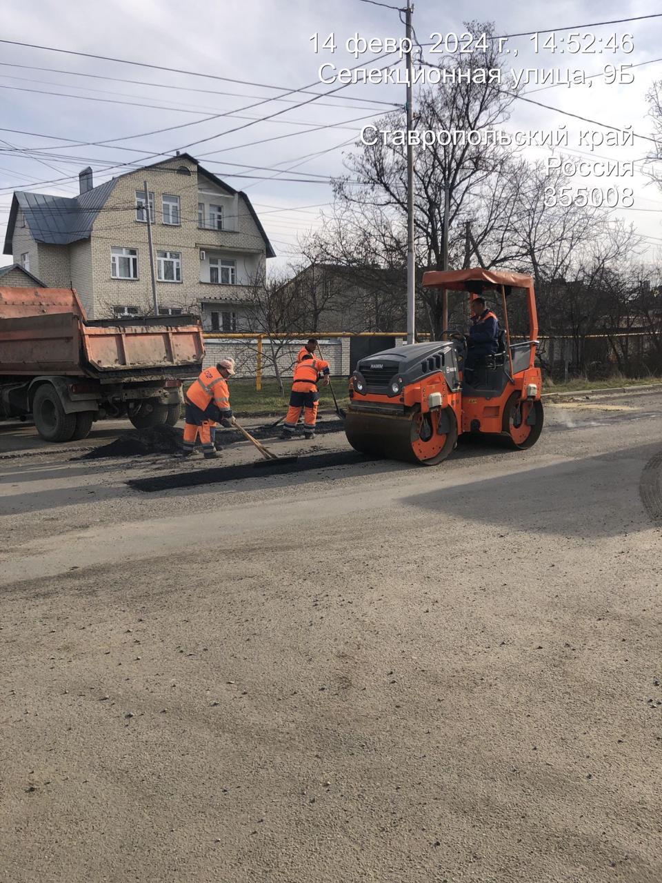 Транспортные пути Ставрополя продолжают приводить в порядок после зимы