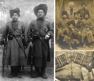 На снимке: казаки-кубанцы во время Первой мировой войны 