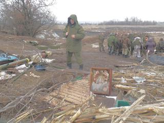 Ополченцы защищают свою землю, свою память и свою веру, Донбасс