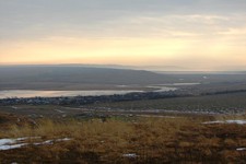 Вид долины Егорлыка с вершины Верблюда.
