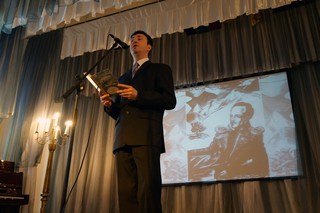 Актёр Ставропольского театра драмы Илья Калинин читает стихи Михаила Лермонтова