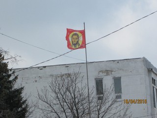 Флаг Спаса над Первомайском