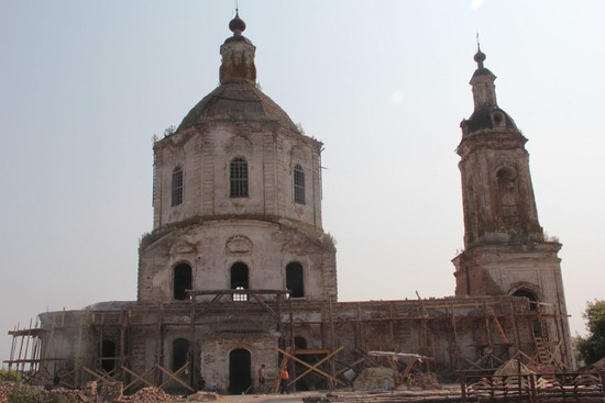 Реконструкция церкви Архистратига Михаила