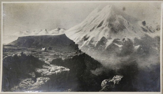 «Вид Эльбруса». С картины маслом М.Ю. Лермонтова