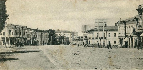 Театральная улица в городе Ставрополе. Вторая половина XIX века. Фотография из Государственного архива Ставропольского края
