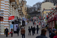 Пешеходная улица в Кисловодске