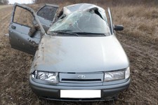В Курском районе перевернулся «ВАЗ-21101», четыре человека пострадали