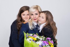 Анна Гуськова - мама двух прекрасных дочек - 10-летней Даши и 7-летней Насти
