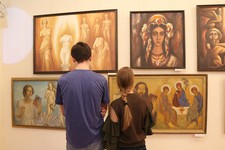 На выставке Виктора Иванова в музее изобразительных искусств