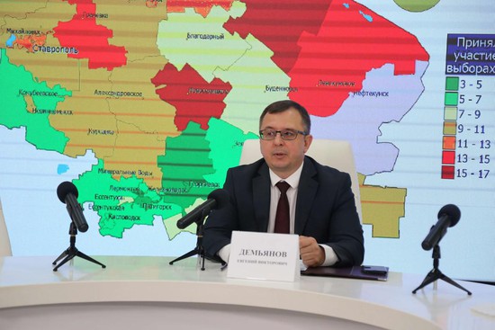 Председатель избирательной комиссии Ставропольского края Евгений Демьянов.