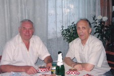 Виктор Гольский (справа) с другом юности Владимиром Селюковым.