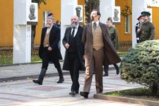 Театрализованное представление — выход Почетных граждан Ставрополя.