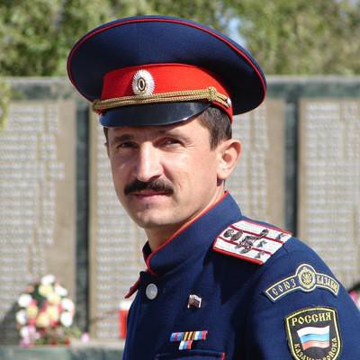 Атаман Ставропольского войска Союза казаков России  Дмитрий Стригунов.