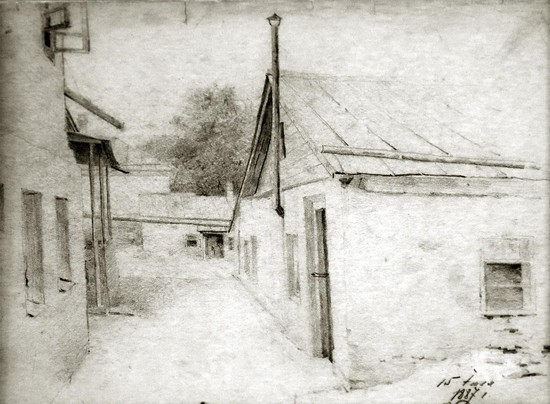В.И. Смирнов. «Окраина города». 1887 г.