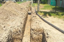 Строительство водопроводных сетей в поселке Михайловка СК. Фото ГУП СК «Ставрополькрайводоканал».