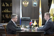 Владимир Владимиров и Виталий Зритнев. Фото пресс-службы губернатора СК