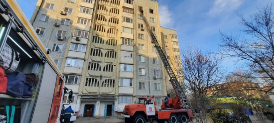 Пожар в Пятигорске. Фото ГУ МЧС РФ по СК