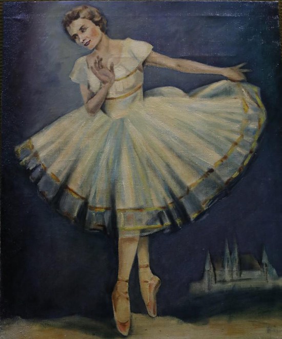 Фото Александра Плотникова. Портрет хореографа Валентины Наумовой (автор неизвестен)