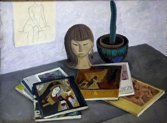 Валерия Чемсо.  «Натюрморт с кактусом» (1972 г.)