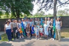 Участники торжества в день ВДВ. Пресс-служба администрации г. Кисловодска