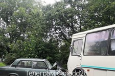 ДТП с автобусом, Георгиевск. Фото ГИБДД СК
