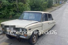 "Жигули" без задних колес остановили ставропольские автоинспекторы