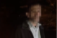 Задержанный мужчина. Скриншот из видео ГИБДД ГУ МВД России по Ставропольскому краю