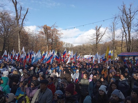 Ставрополь отмечает День народного единства. Фото Александра Плотникова