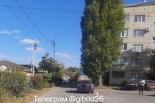Новоалександровск. ДТП с пешеходом. Фото ГИБДД СК