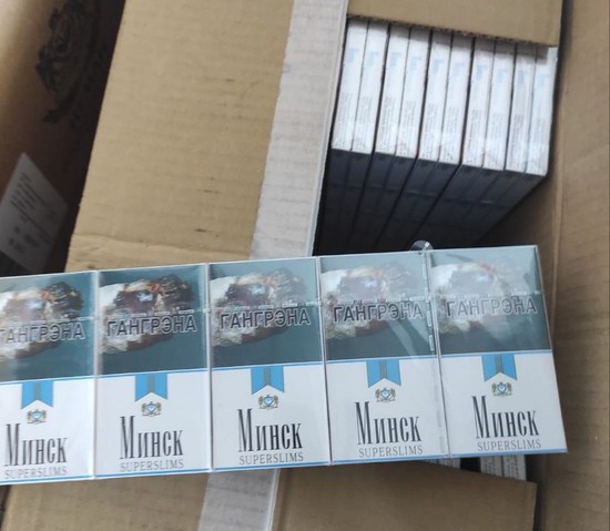 Найденные на складе в Пятигорске сигареты. Пресс-служба УФСБ России по Ставропольскому краю