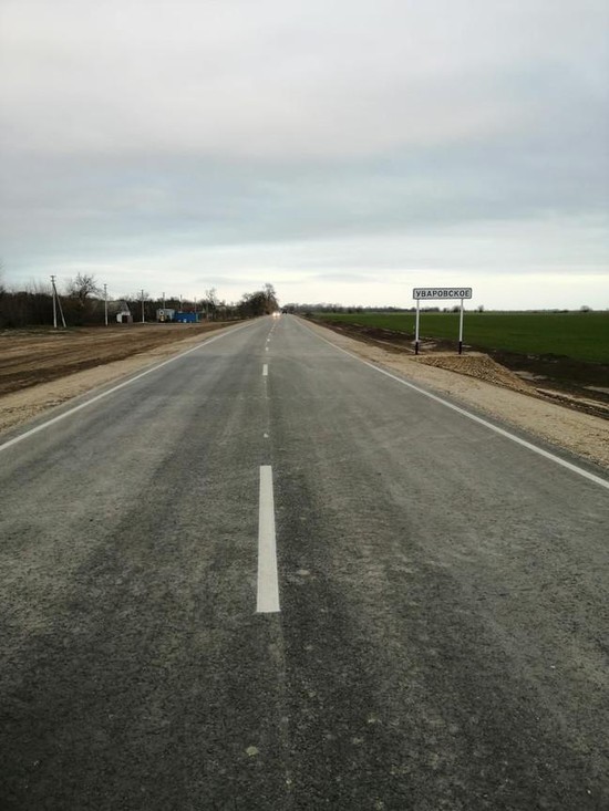 3 км дороги обновили в Курском округе. Фото миндор СК