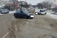 Начинающий водитель в Пятигорске спровоцировал ДТП. Фото ГИБДД СК