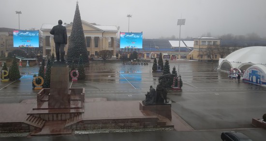 Одно из мест массового скопления людей – площадь Ленина в Ставрополе
