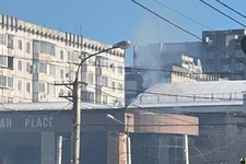 В ТЦ Софи на юге Ставрополя загорелась вытяжка. Фото из телеграм-канала Блокнот