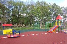Новая детская площадка. Администрация Советского горокруга Ставропольского края