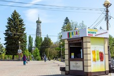 Киоск для реализации лимонада и кваса на Крепостной горе. Пресс-служба администрации г. Ставрополя