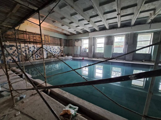Чашу бассейна отремонтировали впервые за 25 лет. Фото из Телеграм-канала главы Железноводска Евгения Бакулина