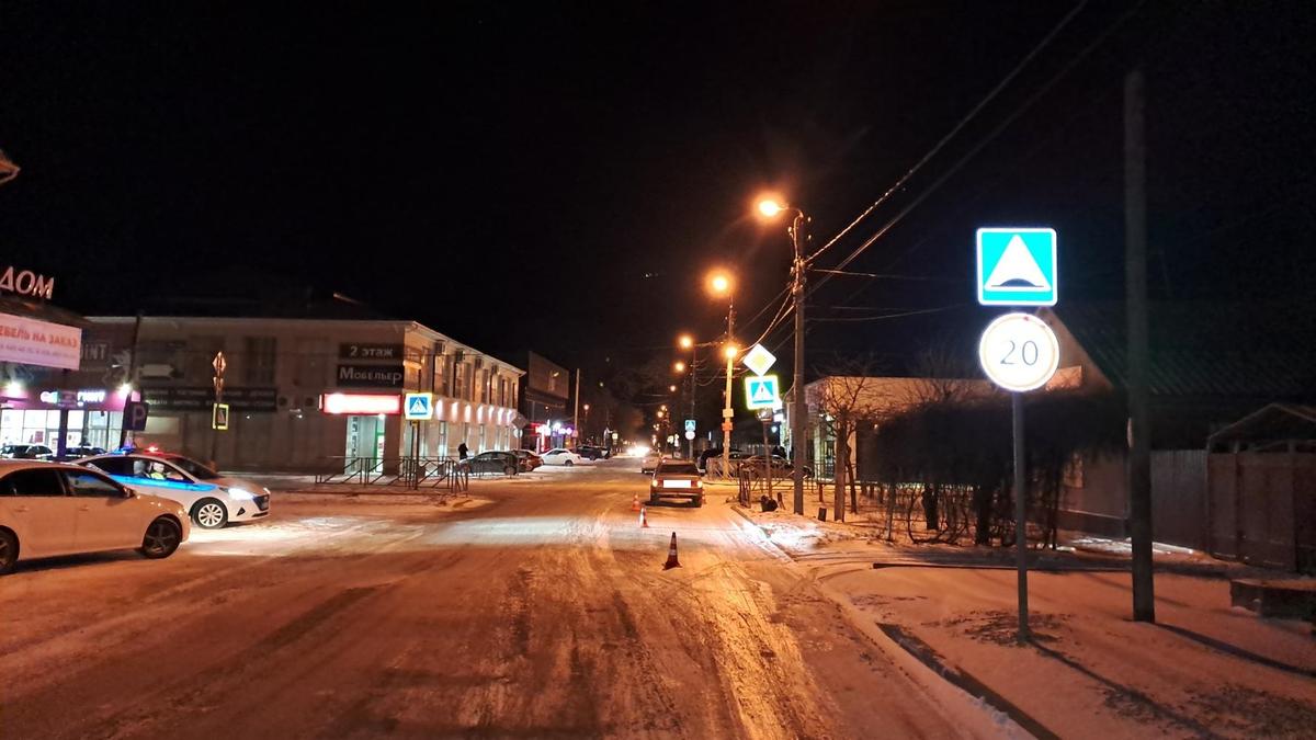 В Буденновске подростка сбили на пешеходном переходе