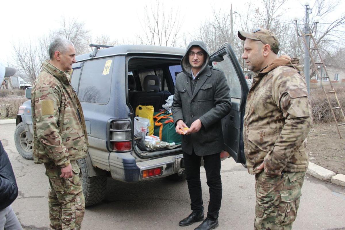 Ставропольские автоволонтеры доставили помощь бойцам под Авдеевку