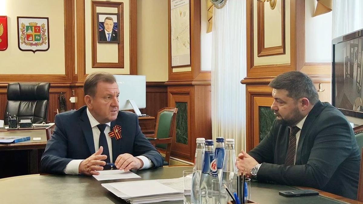 Глава Ставрополя Иван Ульянченко встретился с мэром города Магас
