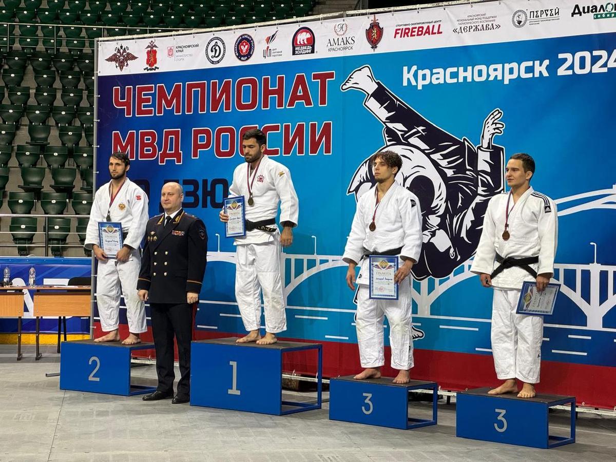 Ставропольский полицейский выиграл медаль чемпионата МВД России по дзюдо