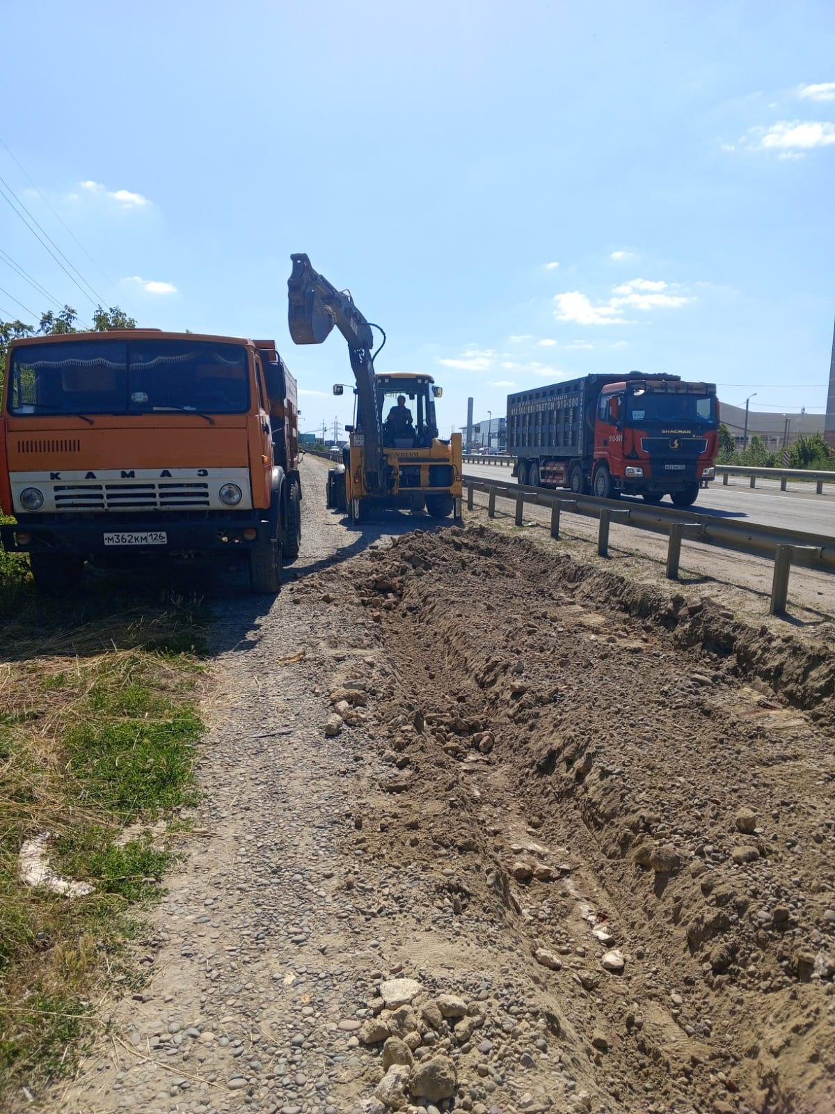 По улице Южный обход в Ставрополе обустроят 800 метров тротуарной связи