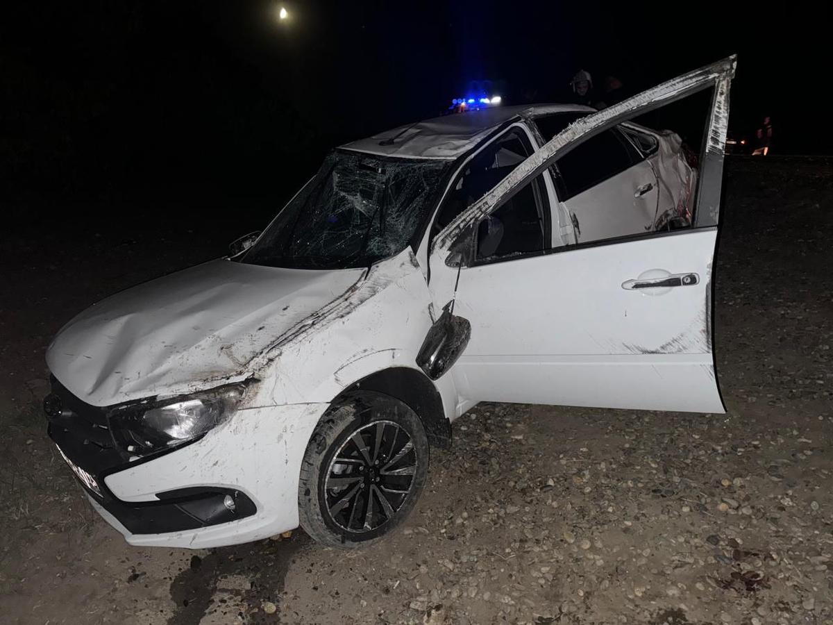 В Труновском округе начинающий водитель совершил ДТП на новеньком автомобиле