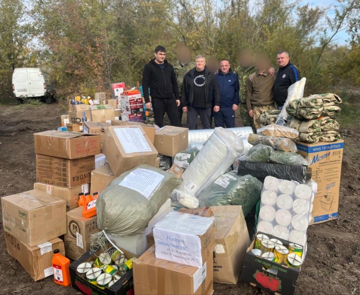 Георгиевский округ доставил на фронт партию гуманитарного груза