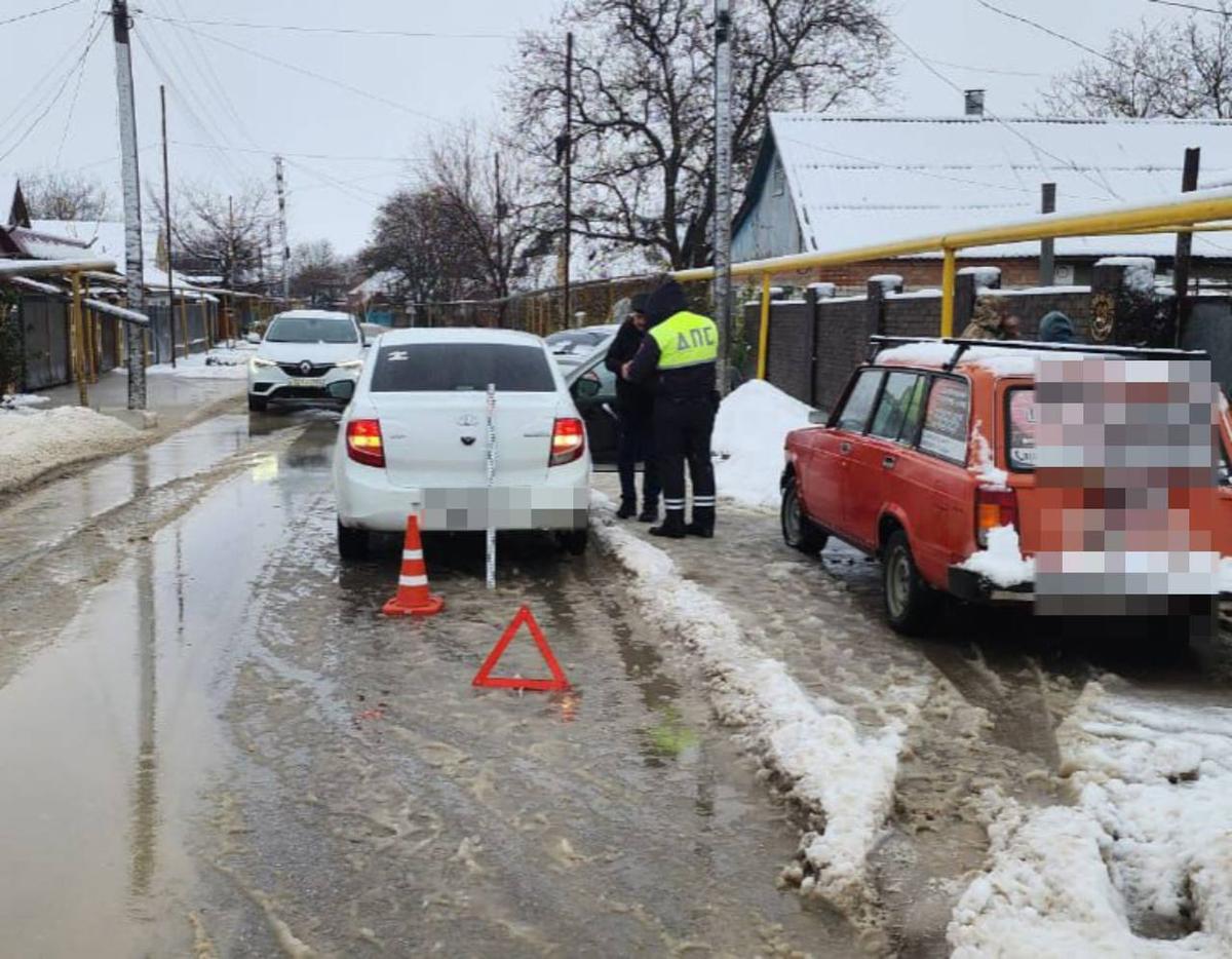 В Предгорном округе пенсионер на «Гранте» допустил наезд на пешехода