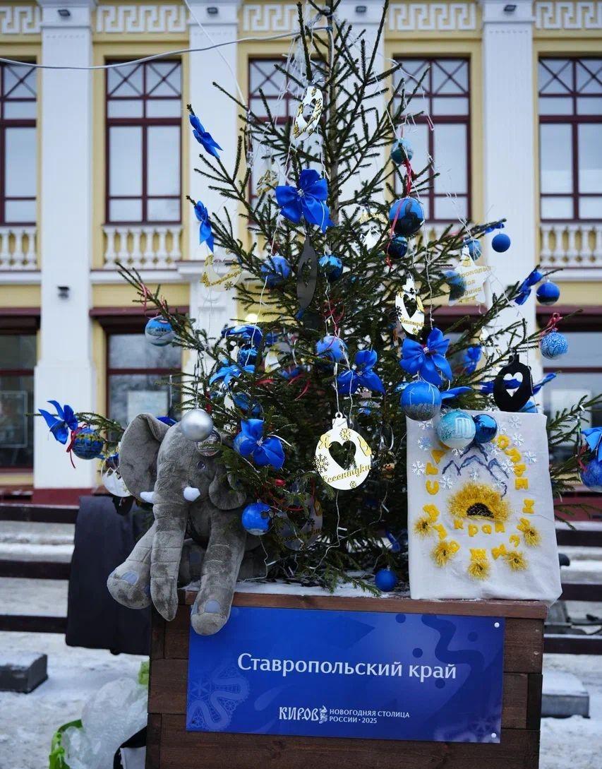 Ставрополье представило свою елку с пряниками на всероссийском фестивале