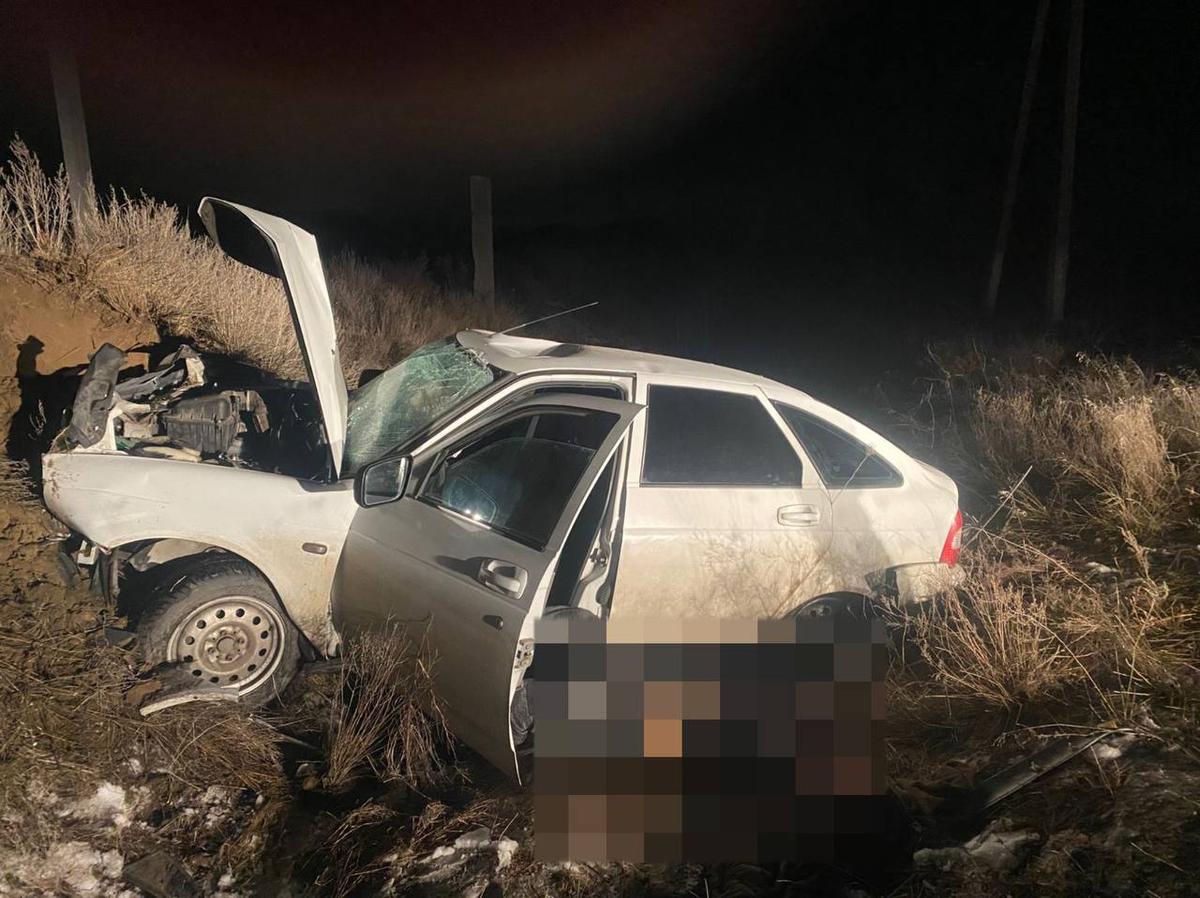 В станице Курского округа ночью насмерть разбился автомобилист