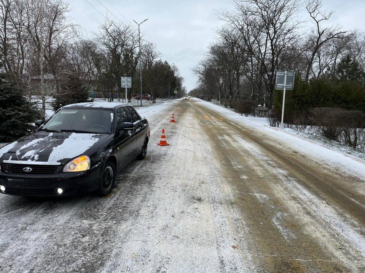В Апанасенковье начинающая водитель сбила женщину на пешеходном переходе