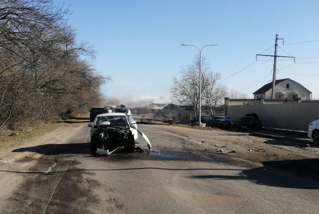 В Пятигорске два участника автоаварии были госпитализированы в больницу