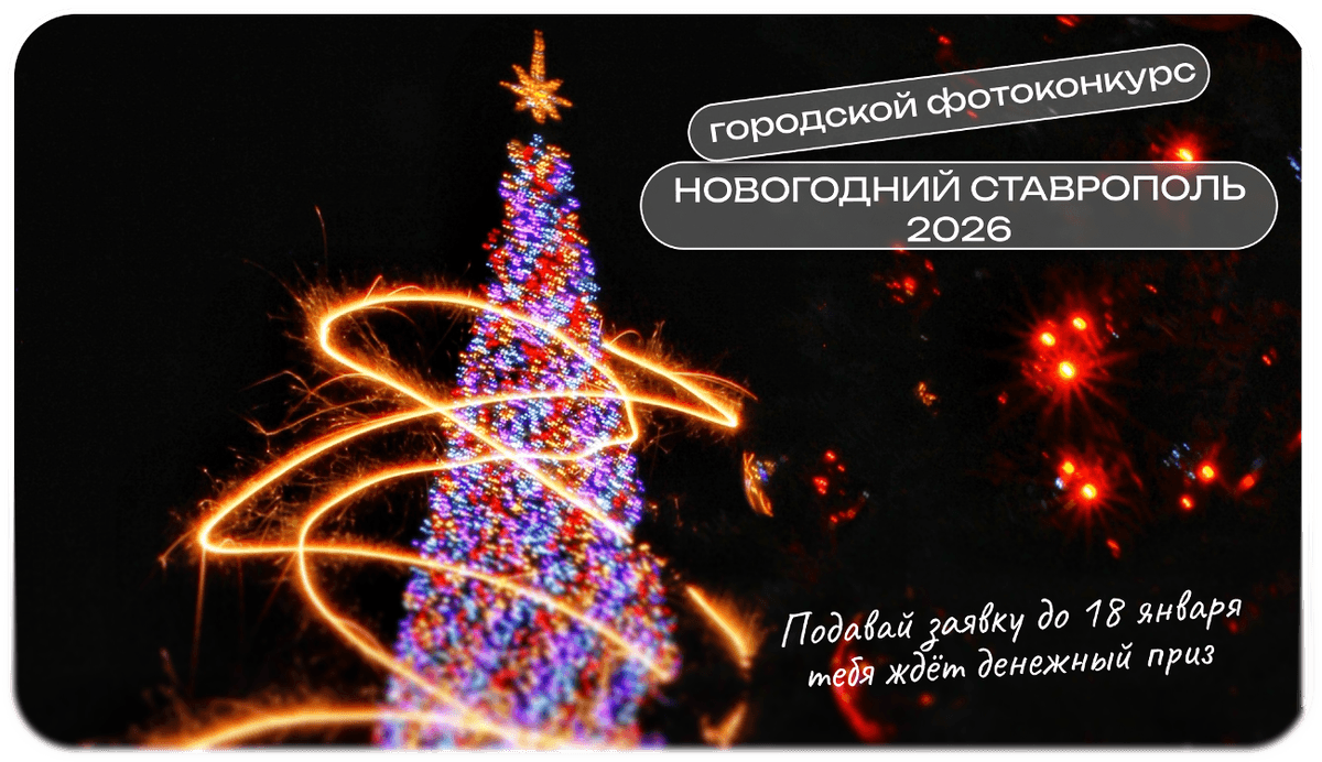 До 18 января можно успеть подать заявку на зимний конкурс «Новогодний Ставрополь»